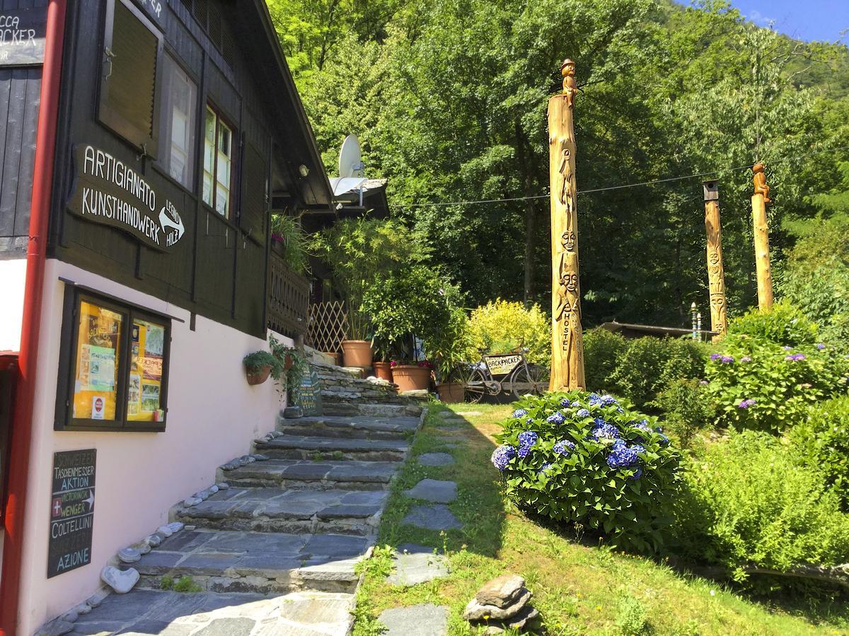 Hostel Baracca Backpacker Aurigeno Zewnętrze zdjęcie