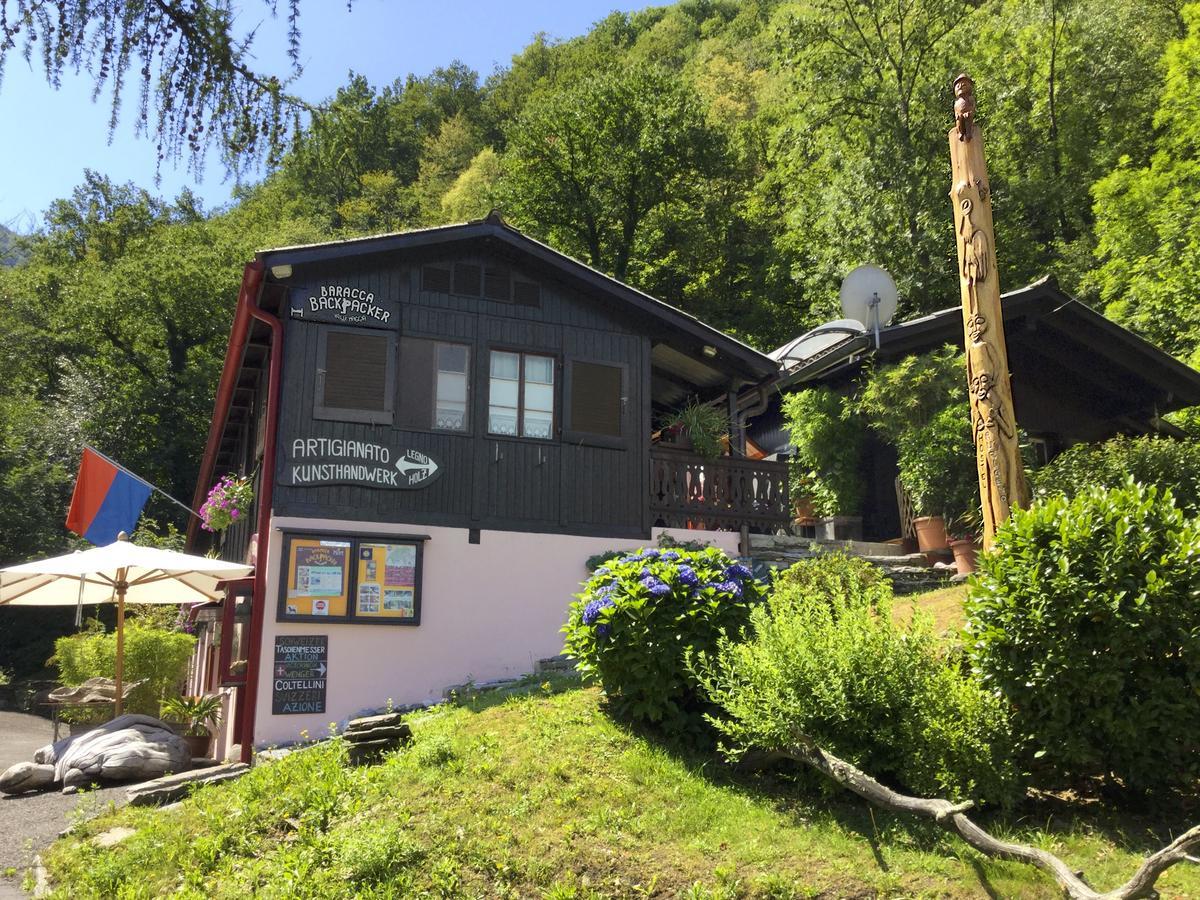 Hostel Baracca Backpacker Aurigeno Zewnętrze zdjęcie